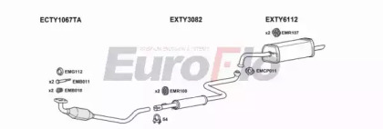 Система выпуска ОГ EuroFlo TYYAR15 1004A